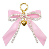 Iscream Pink Bow & Pearls Bag Charm
