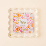 The Darling Effect Square Scalloped Acrylic Frame