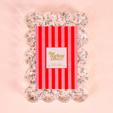 The Darling Effect Rectangular Scalloped Acrylic Frame