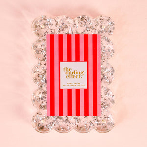 The Darling Effect Rectangular Scalloped Acrylic Frame