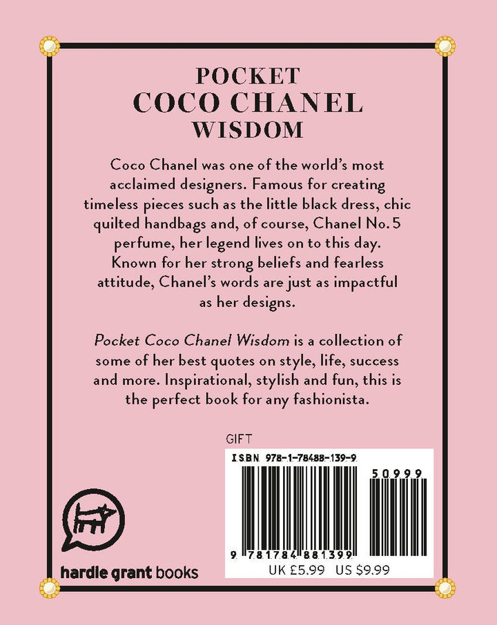 Pocket Coco Chanel Wisdom: Witty Quotes and Wise Words from a Fashion Icon