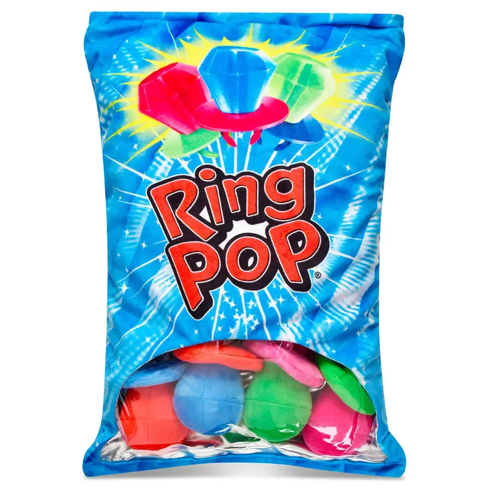 iscream Ring Pop Cherry Scented Packaging Fleece Plush