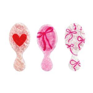 Sweetheart Mini Hairbrushes