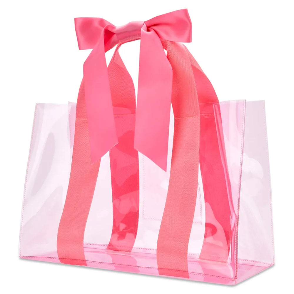Iscream Bow Clear Tote