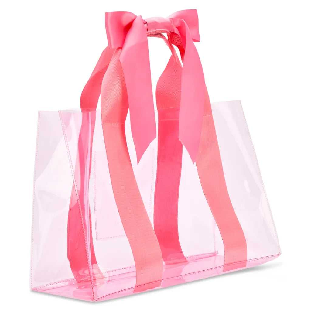 Iscream Bow Clear Tote