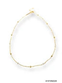 Theia Mia Short Pearl + Ball Necklace