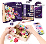 OKTO Wood & Craft Romance Flowers Clay Kit