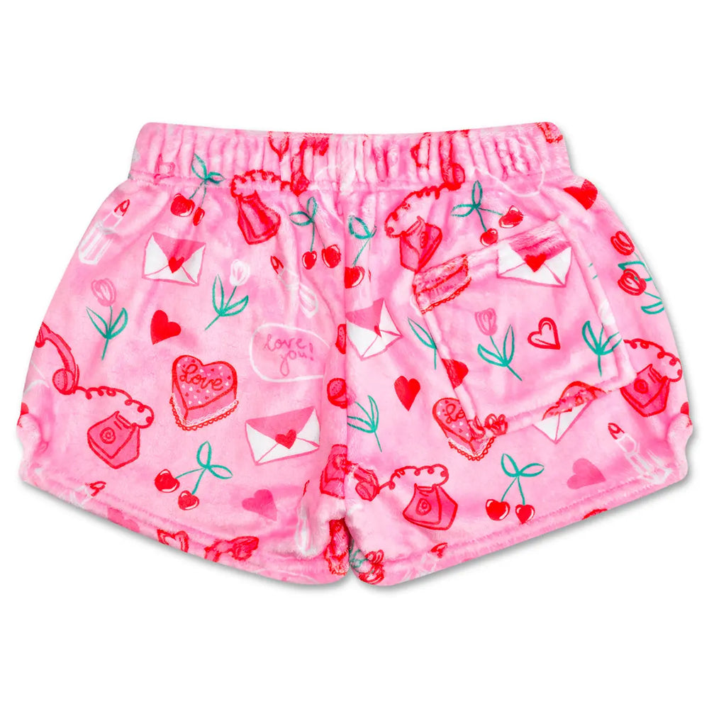 Iscream Love Doodles Plush Shorts