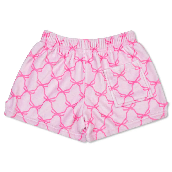Iscream Sweet Trellis Bow Plush Shorts