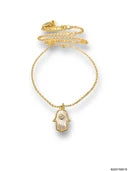 Theia Nora Enamel & Stone Short Necklace