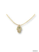 Theia Hamsa Gold Necklace