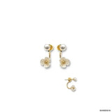 Theia Clara Pearl & Flower Earing