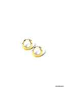 Theia Olivia Huggie Earings, Gold