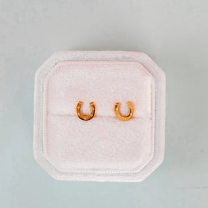 pierced Lucky You Horseshoe Earings