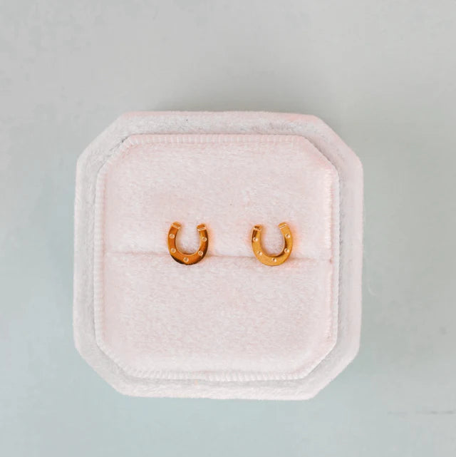 pierced Lucky You Horseshoe Earings