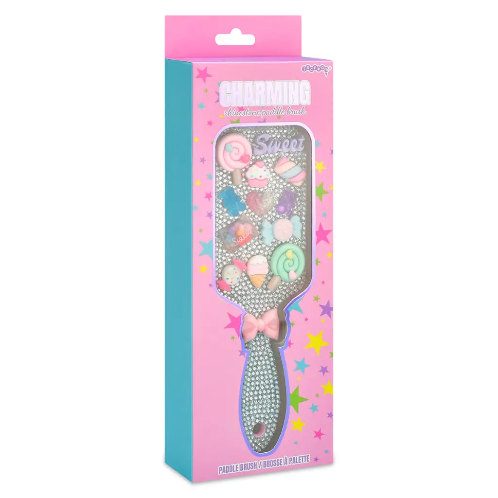 Iscream Charming Rhinestone Paddle Brush