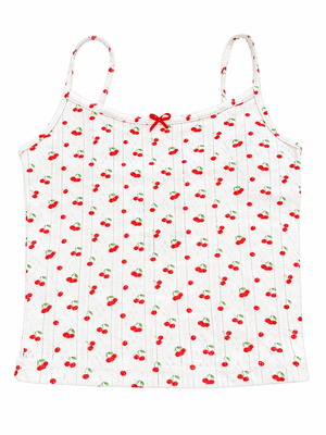 KatieJ Marina Cami Top, Tiny Cherries