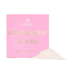 Musee Champagne & Rose Mini Bath Salt Rock