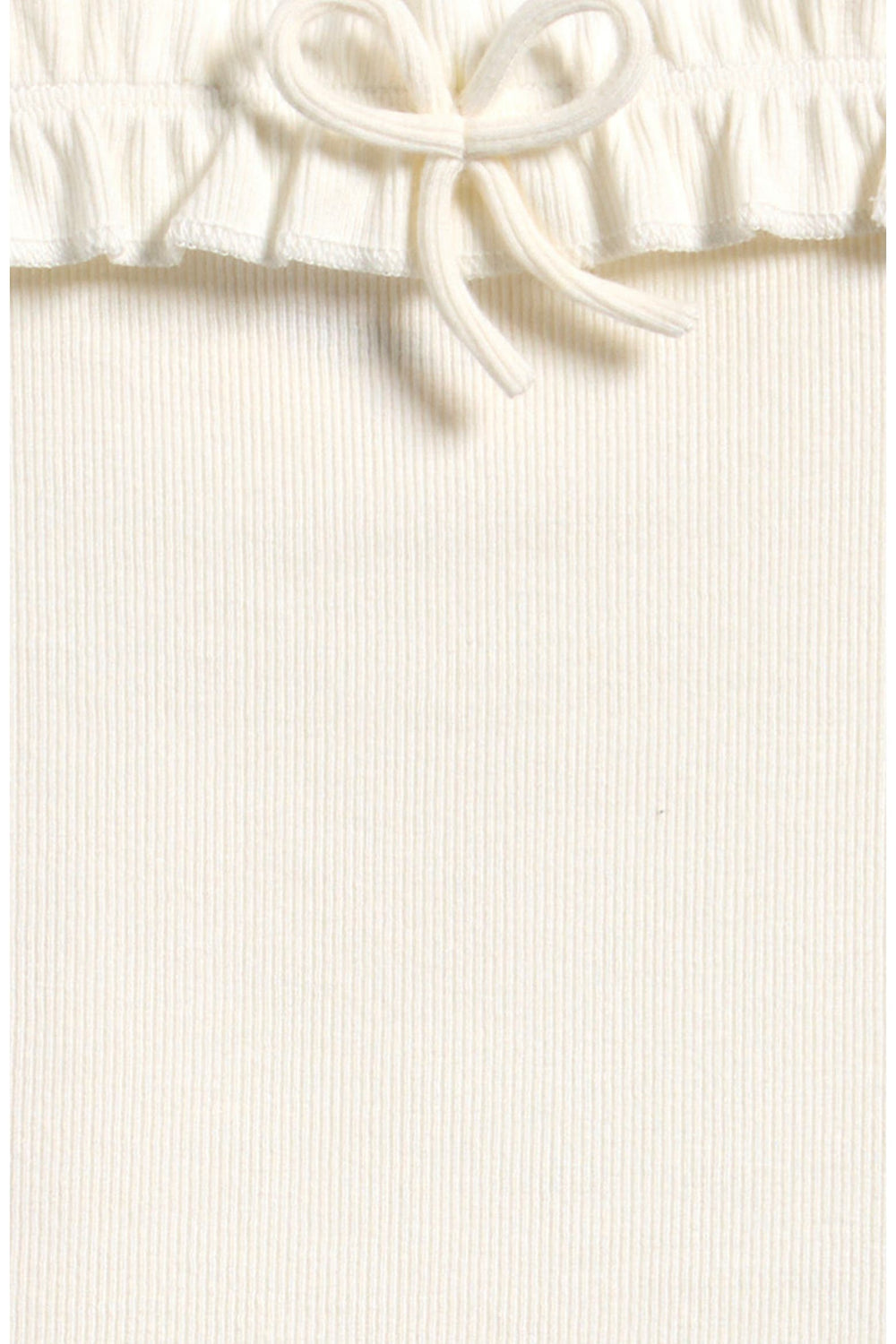 Kids' Ruffle Bow Rib Tank