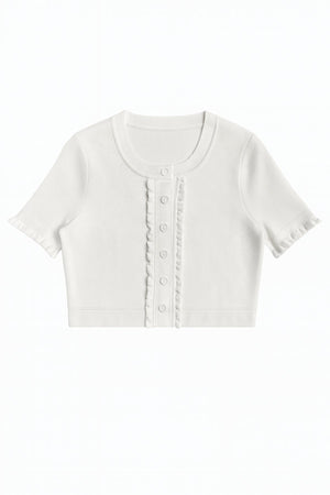 KatieJ Addison Special Detail Button Up Top