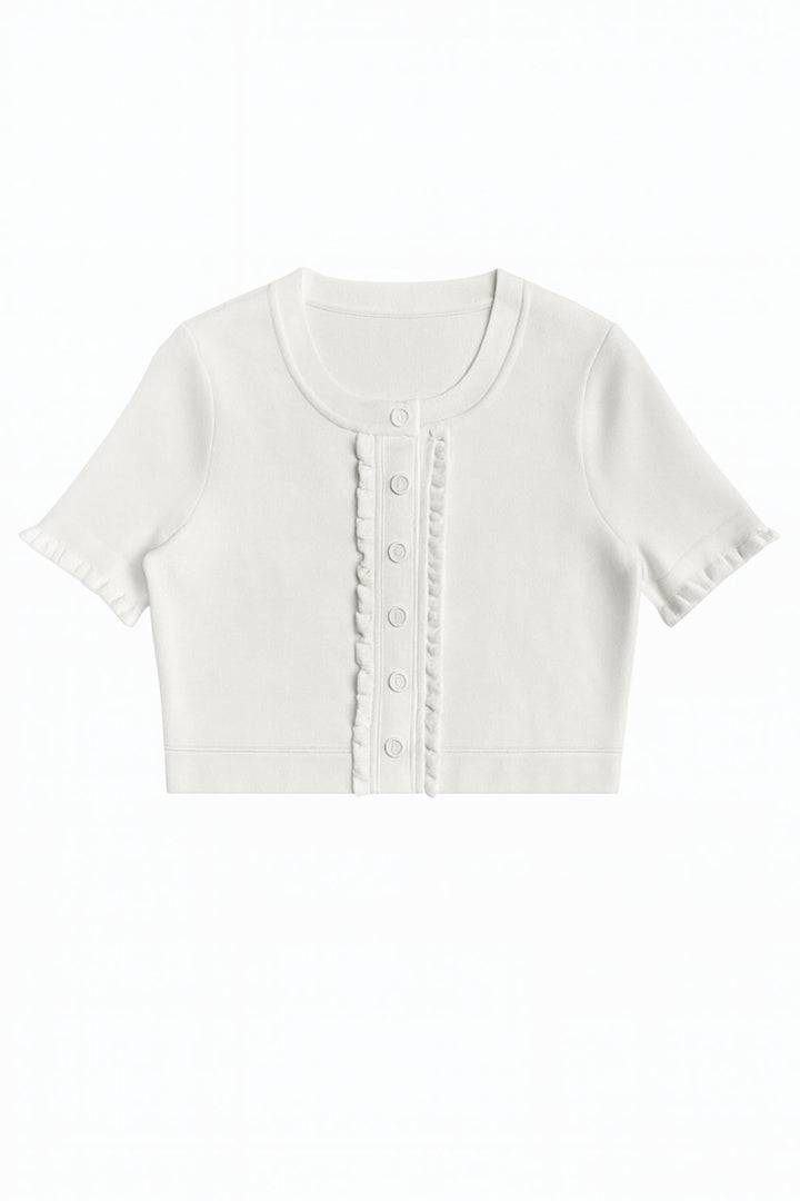 KatieJ Addison Special Detail Button Up Top