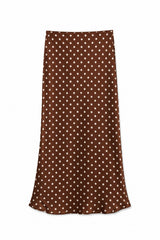 Anastasia Reversible Printed Skirt, Polka Dot/Bandana