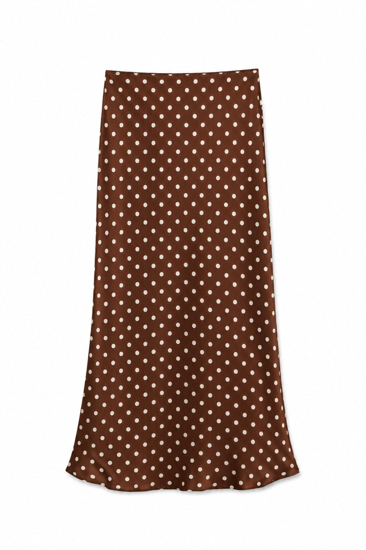 Anastasia Reversible Printed Skirt, Polka Dot/Bandana
