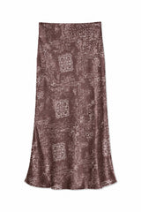 Anastasia Reversible Printed Skirt, Polka Dot/Bandana