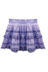 KatieJ Ashley Two Tier Skirt, Stone Lilac