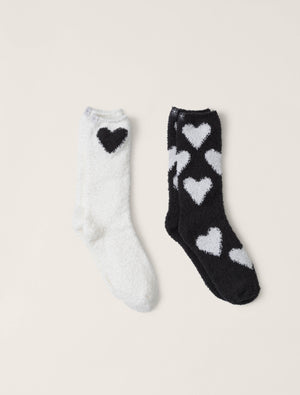 Barefoot Dreams CozyChic® Youth Heart Sock Set