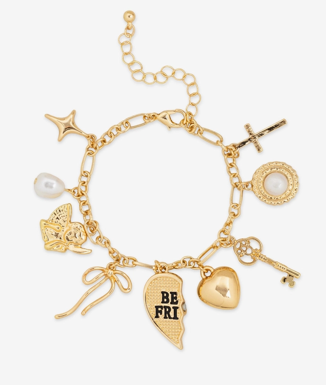 Matching BFF Charm Bracelet Set