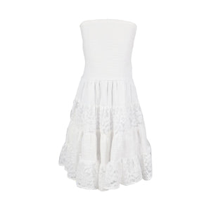 fbz Lace Combo Strapless or Tank Dress