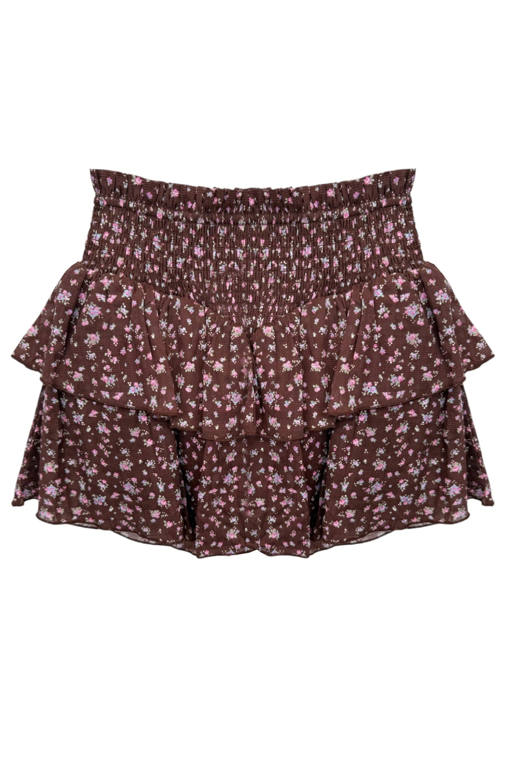 KatieJ Brooke Skirt, Chocolate Floral