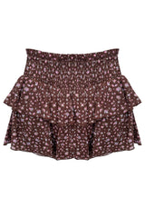 KatieJ Brooke Skirt, Chocolate Floral