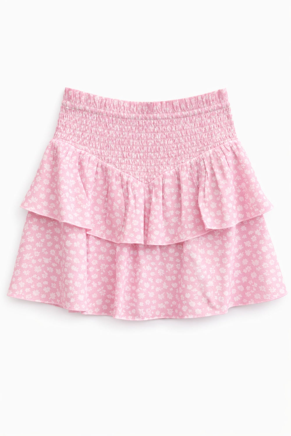 Katie J NYC Girls Pink Mini Toile Brooke Skirt