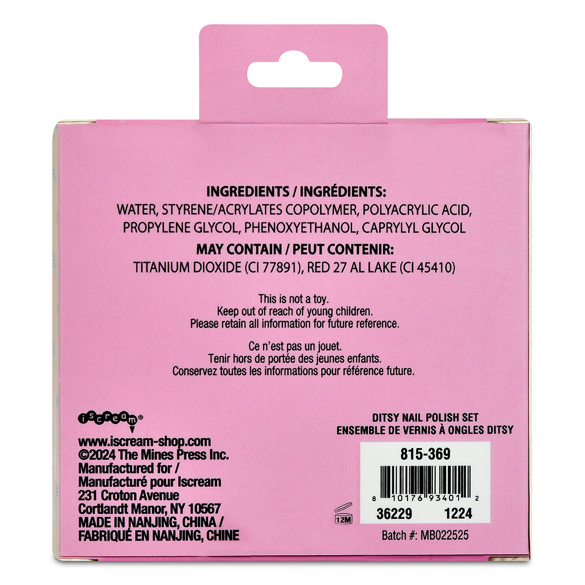 Iscream Beautiful Blossom Nail Polish Set