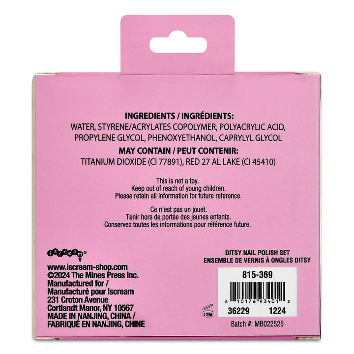 Iscream Beautiful Blossom Nail Polish Set