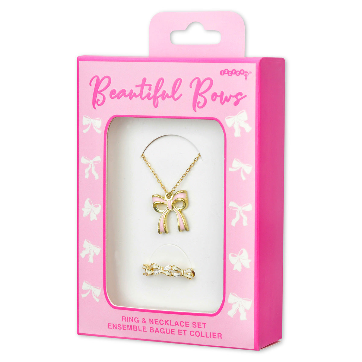 Iscream Beautiful Bows Ring & Necklace Set