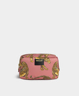Wouf Blush Leopard Toiletry Bag