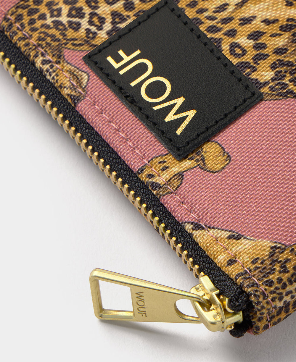 Wouf Blush Leopard Wallet
