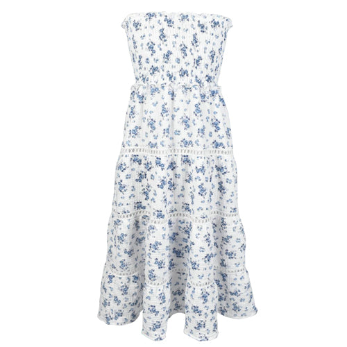 fbz Blue Liberty Maxi Dress