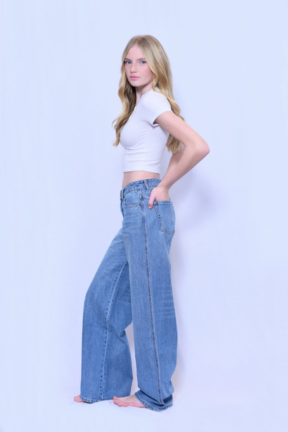 KatieJ Junior Chicago Low Rise Jeans
