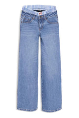 KatieJ Tween Chicago Low Rise Jeans with Boxers