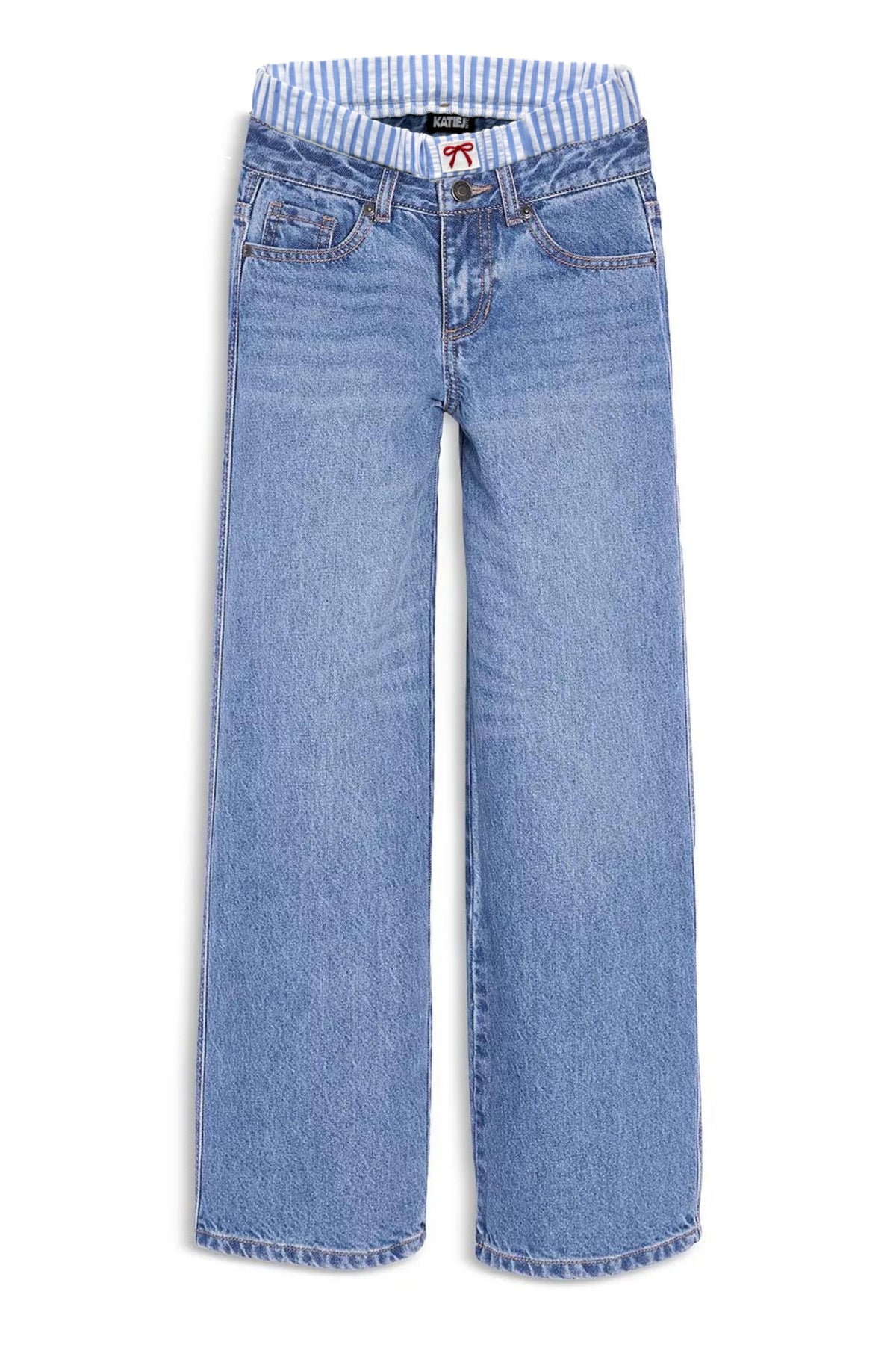 KatieJ Tween Chicago Low Rise Jeans with Boxers