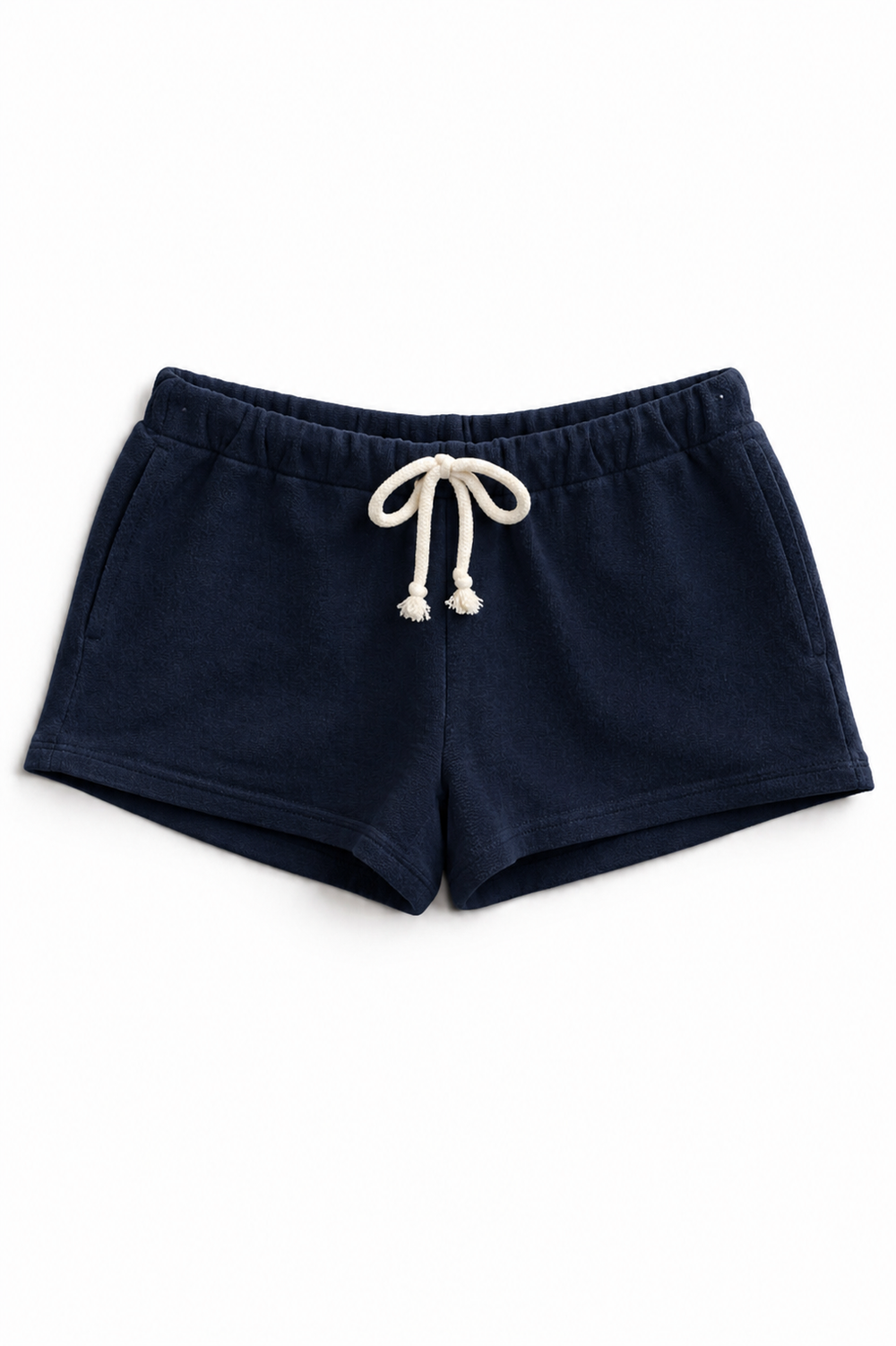 KatieJ Tucker Terry Low Waisted Short, Evening Blue