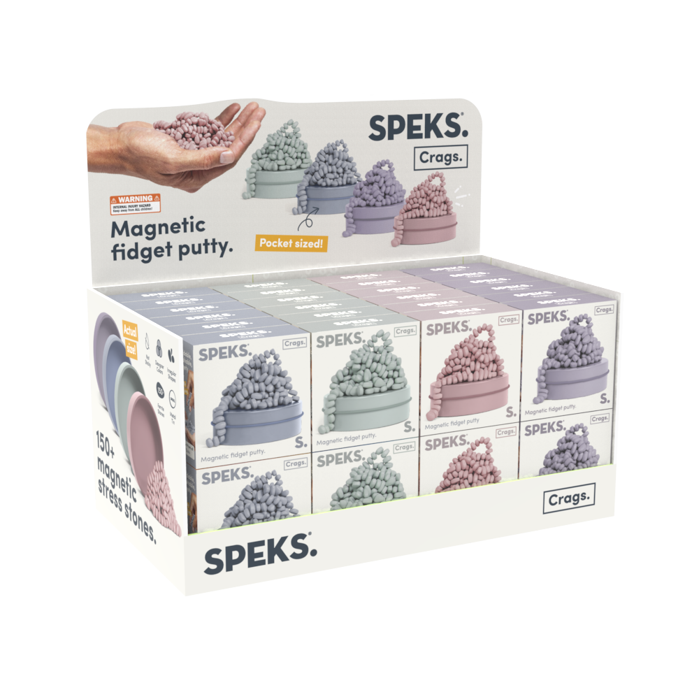 Speks Mini Crags Magnetic Putty, Assorted Colors