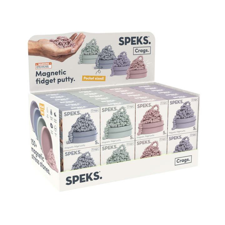 Speks Mini Crags Magnetic Putty, Assorted Colors