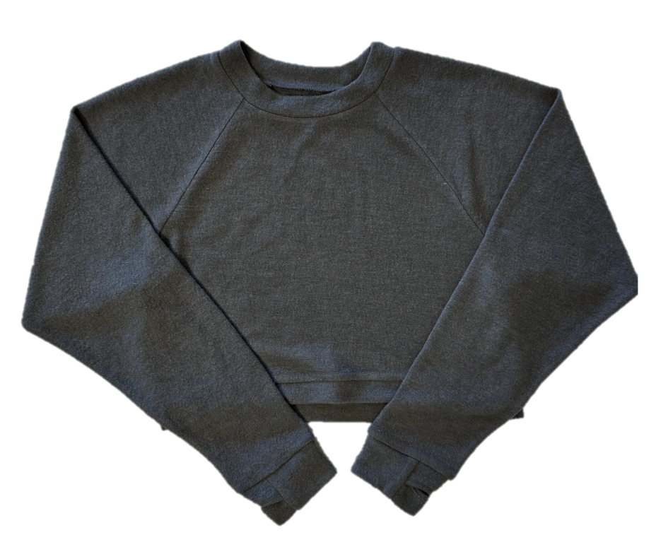 Cuddle Soft Crew Neck High/Low Sweatshirt