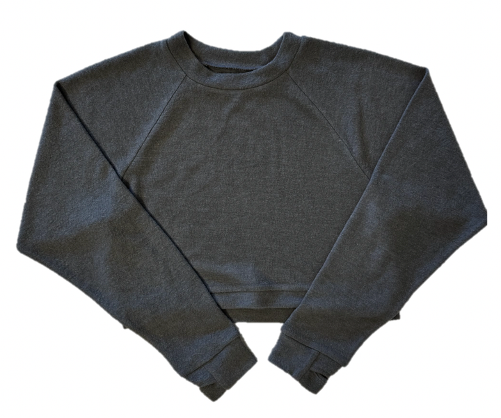 Cuddle Soft Crew Neck High/Low Sweatshirt