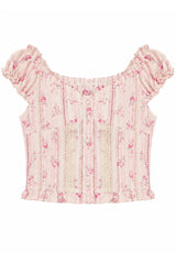 KatieJ Daphne Top Rose Floral